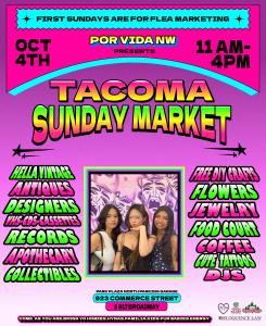 Tacoma Sunday Market Vendor Application - October 4, 2026