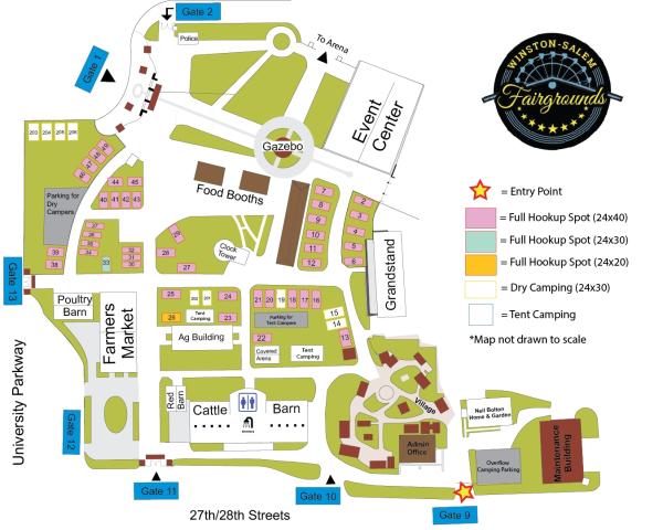 Dog Show Camping - Premier Spots