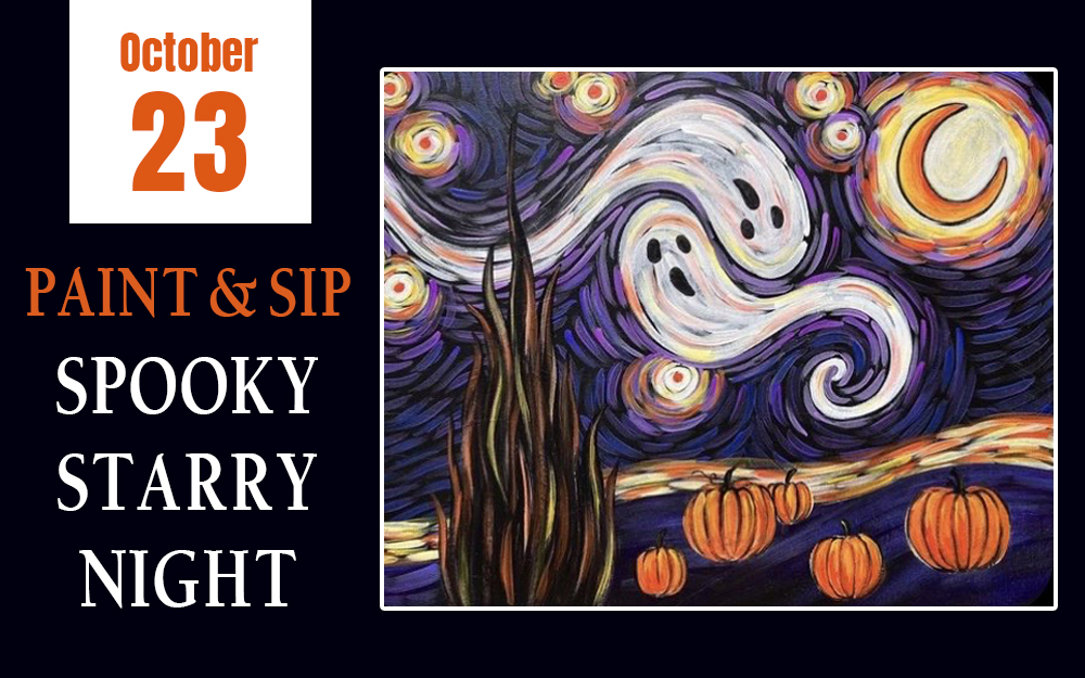 PAINT & SIP: Spooky Starry Night cover picture