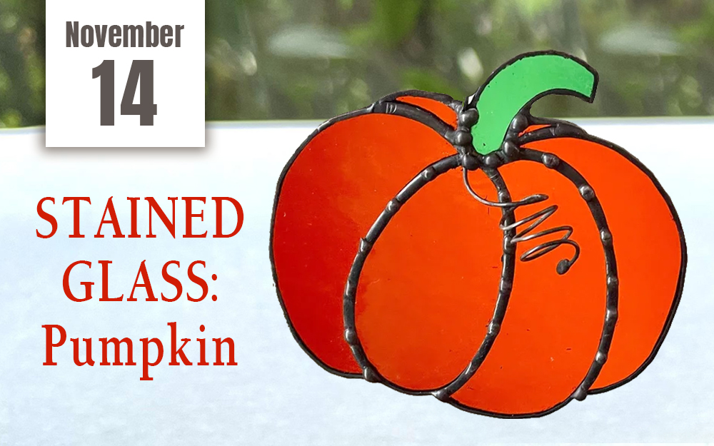 STAINED GLASS: Pumpkin cover picture