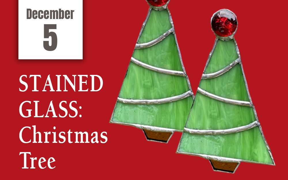 STAINED GLASS: Christmas Tree cover picture