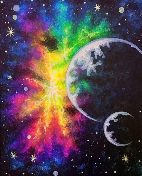 Puff Puff Paint - Pumpkin Blacklight Party