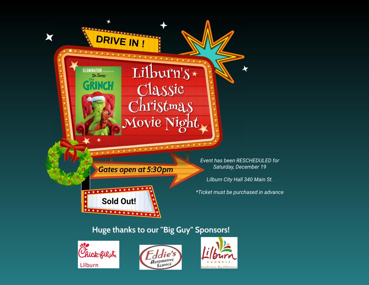 Lilburn's Classic Christmas Drive-In Movie (2019) cover image