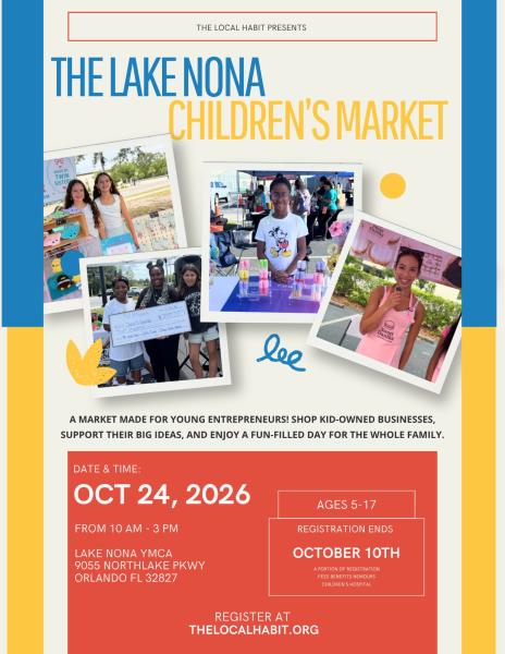 10/24- The Lake Nona  Children's  Market
