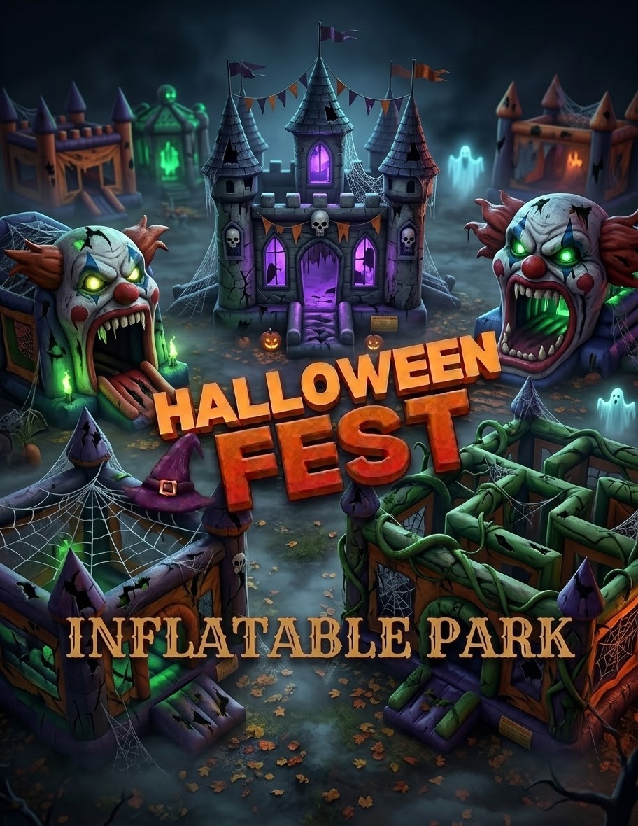 INFLATABLE PARK WRISTBAND- HALLOWIN FEST- LAKE HAVASU. cover picture