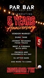 Par Bar 5 year anniversary