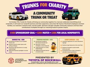 Trunks for Charity Sponsor