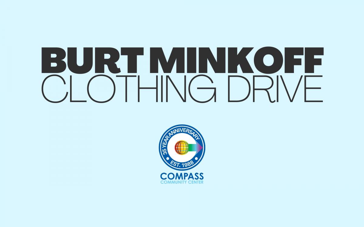 Burt Minkoff’s Annual Clothing Drive For Compass cover image