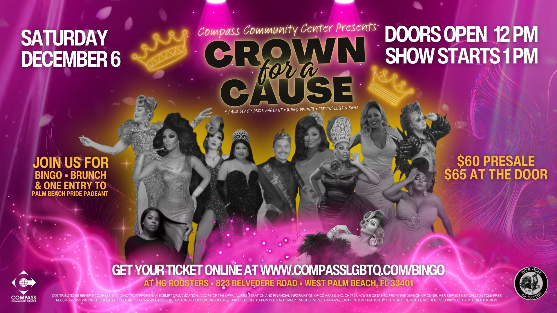 Crown for a Cause: A Palm Beach Pride Pageant Bingo Brunch