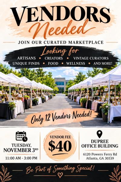 Dupree's 1st Annual Curated Fall  Sip-N-Stroll Marketplace - Tenant Event