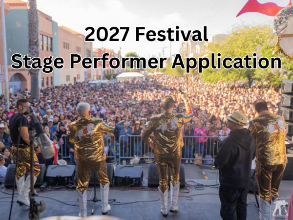 2027 Festival Stage Performer Application