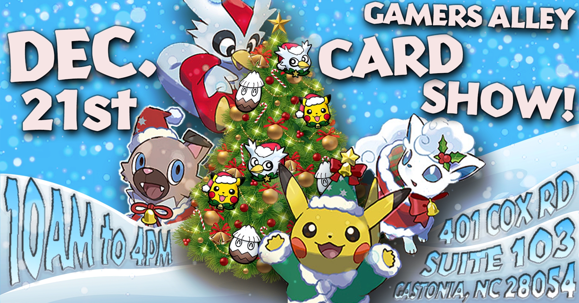 Gamers Alley Card Show 12/21