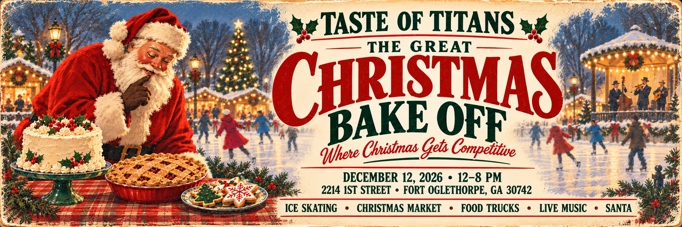 The Great Christmas Bake Off and Holiday Festival
