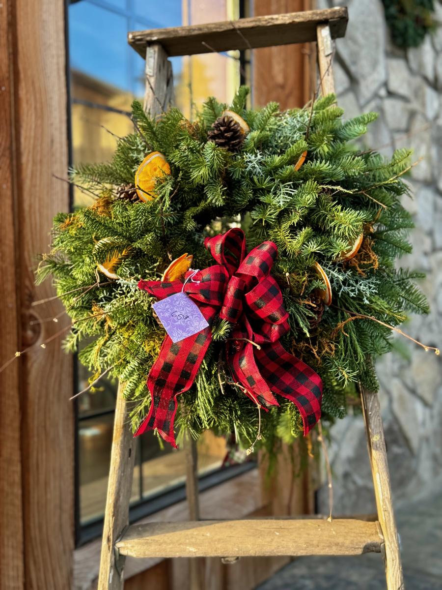 Holiday Wreath Making Class 1pm 11/29