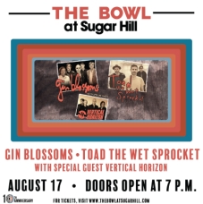 Gin Blossoms, Toad the Wet Sprocket, and Vertical Horizon Concert- August 17th cover image