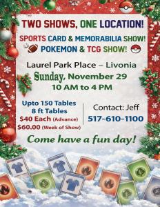 Sports Cards And Memorabilia Show Application
