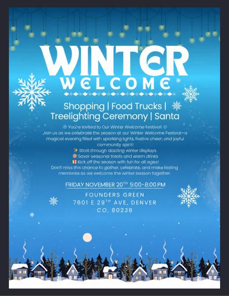 MCA Winter Welcome