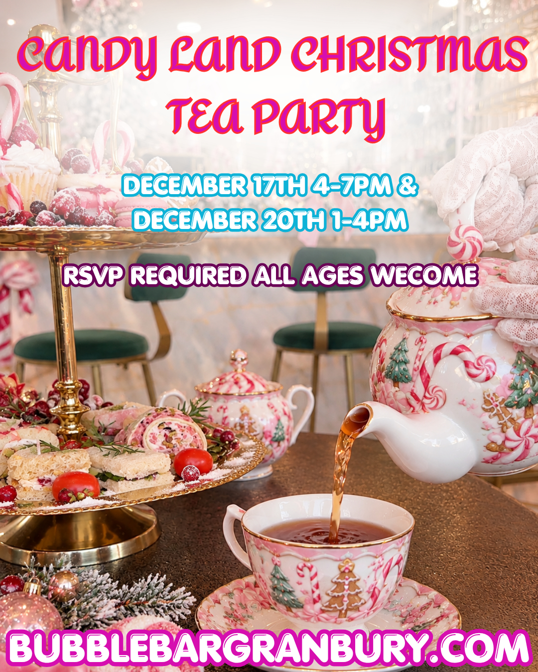 Candy Land Christmas Tea Party