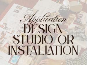 Design Studio / Installation Application