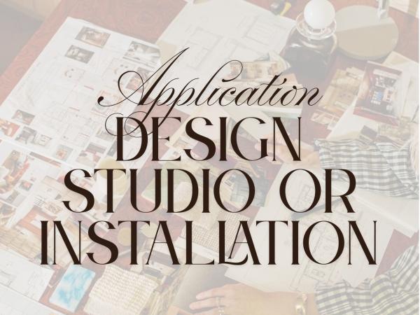 Design Studio / Installation Application