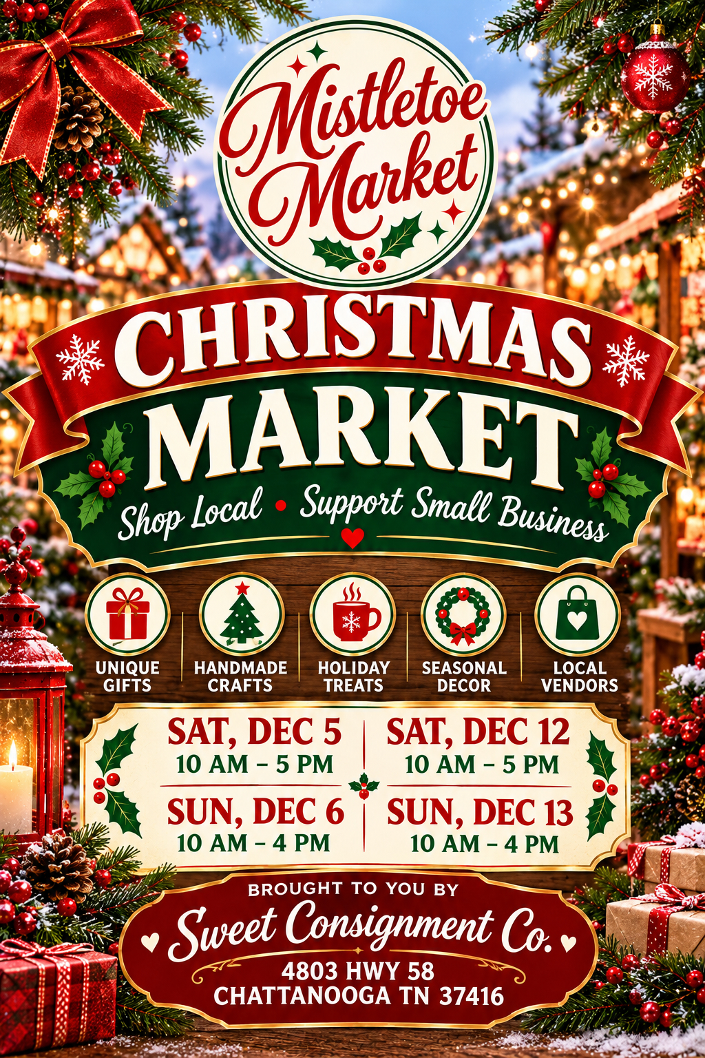 Mistletoe Market by Sweet Consignment Co. LLC
