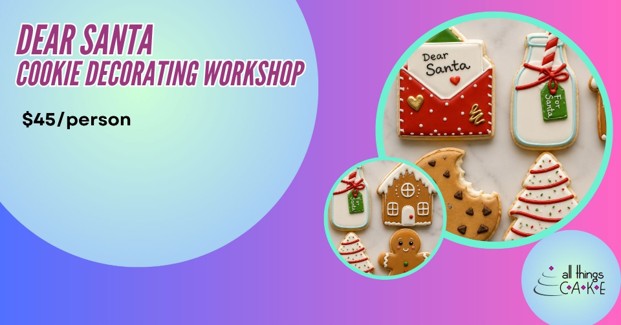 12.13 at 4pm Dear Santa Cookies with Royal Icing