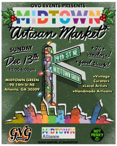Midtown Artisan Market - December 13th, 2026