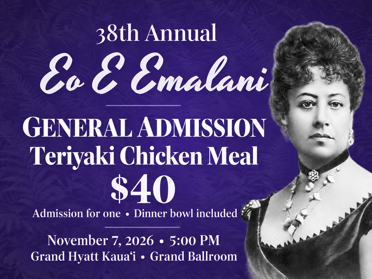 General Admission &ndash; Teriyaki Chicken Meal cover picture