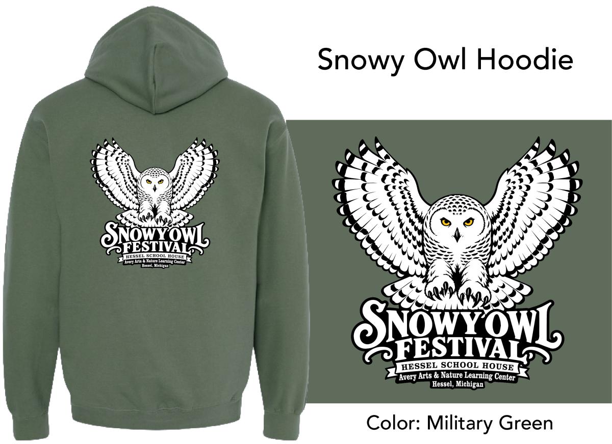 Snowy Owl Festival Hoodie (GREEN) cover picture