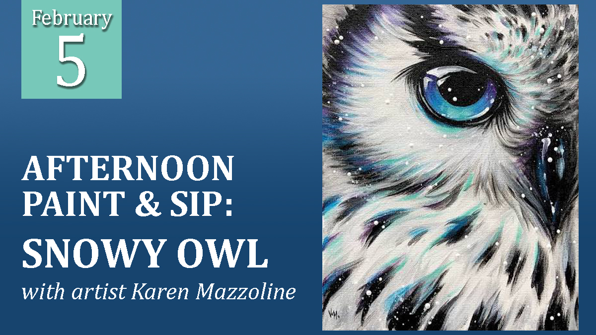 Afternoon Paint & Sip: Snowy Owl cover picture
