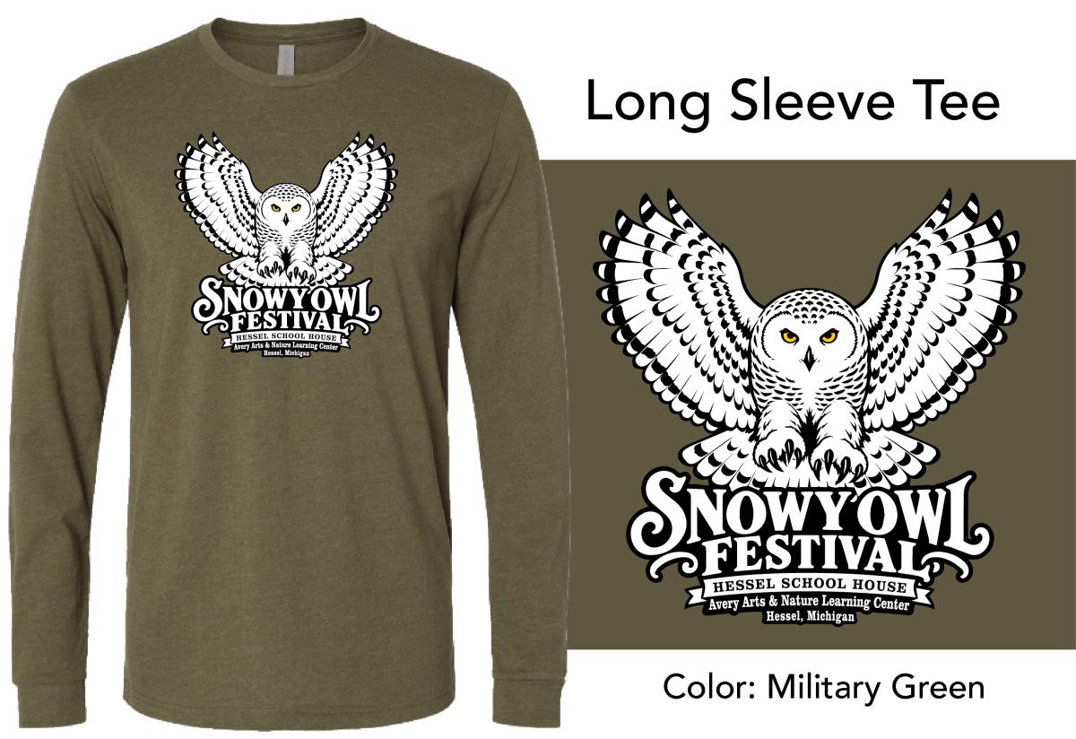 Snowy Owl Festival Long Sleeved Tee (GREEN) cover picture