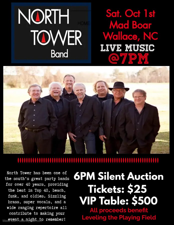 NORTH TOWER BAND - LEVEL THE PLAYING FIELD BENEFIT CONCERT cover image