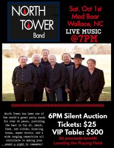 Level the Playing Field Benefit Concert featuring NORTH TOWER cover picture