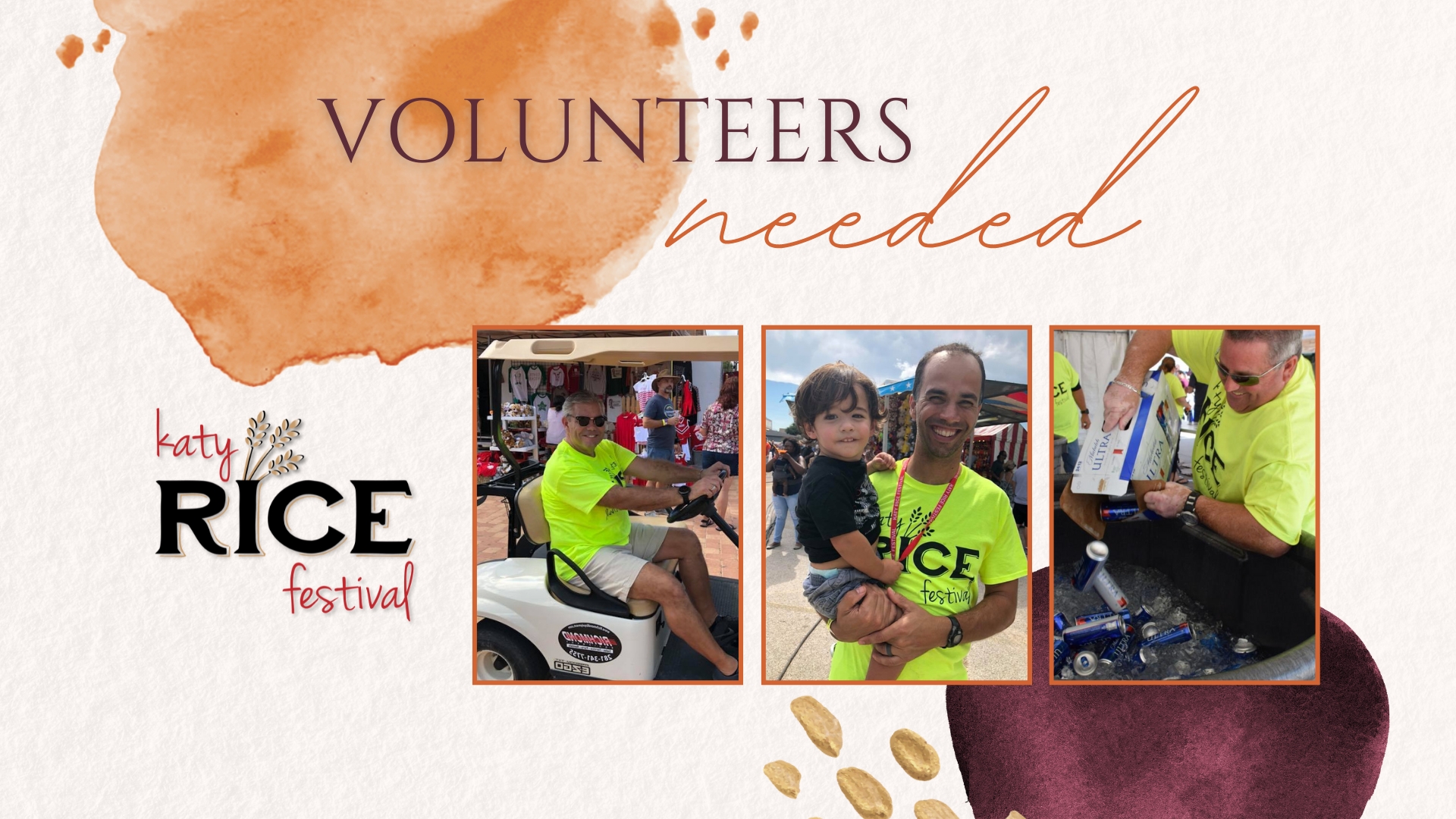 2022 Katy Rice Festival Volunteers Katy Rice Festival 2022 Eventeny