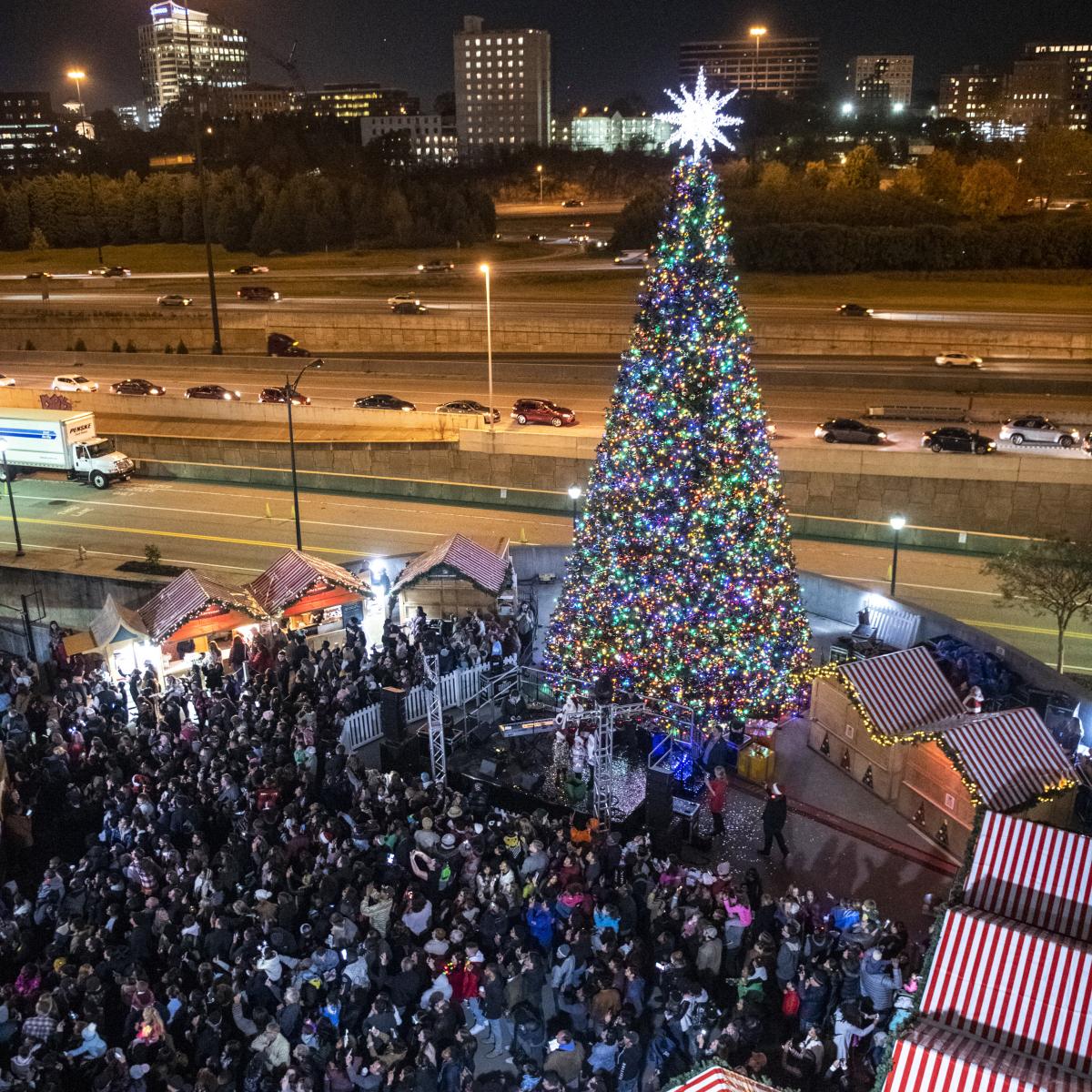 Lighting of Atlantic Station