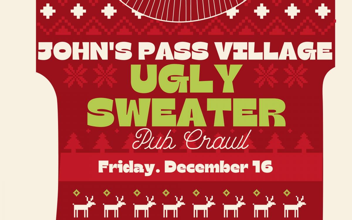 John's Pass Village Ugly Sweater Pub Crawl cover image