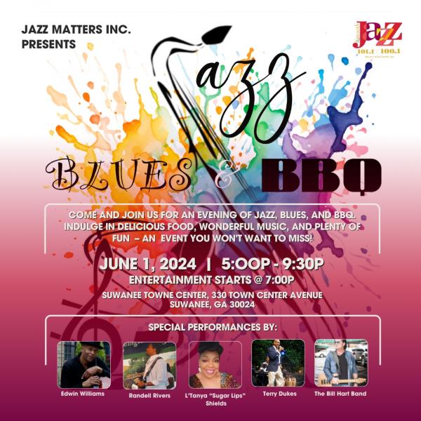 Suwanee  2024 Jazz,  Blues,and Barbecue