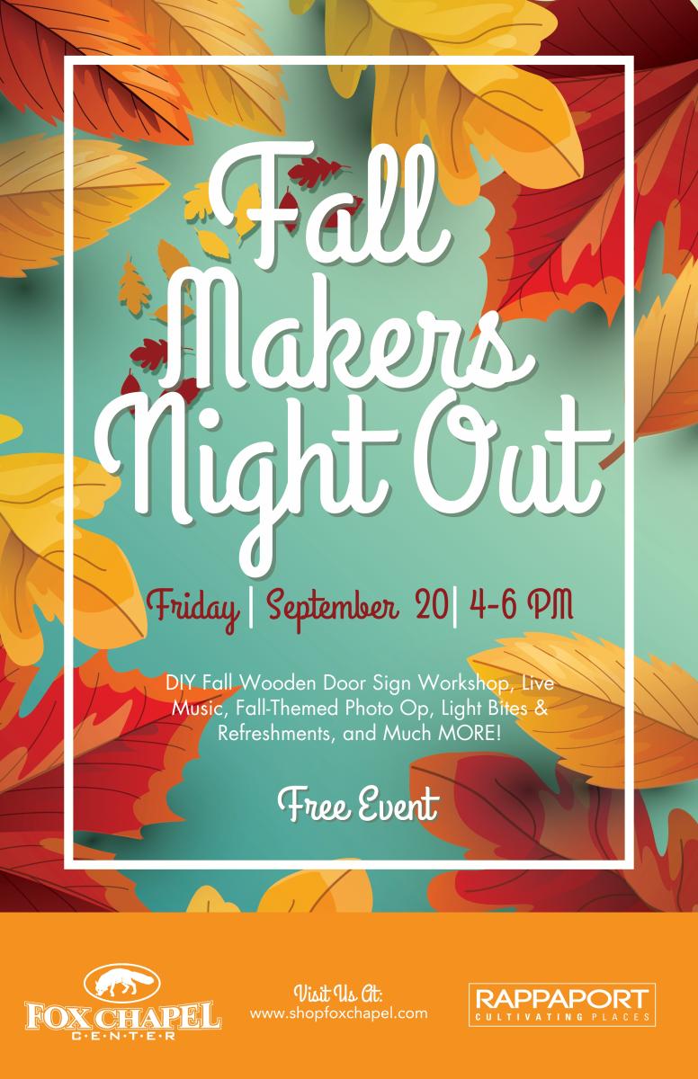 Fox Chapel Maker's Night Out! cover image