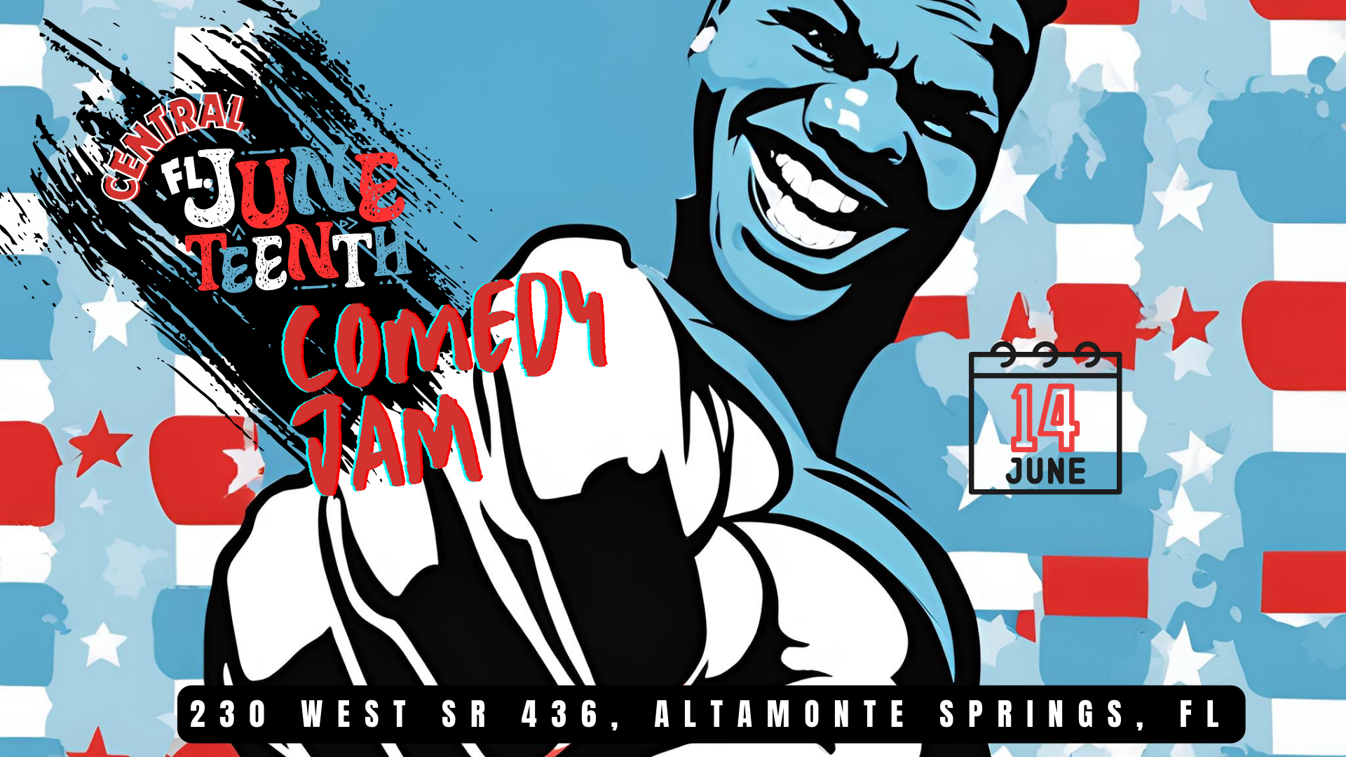 Check out the Central Florida Juneteenth Comedy Jam (June 14, 2024)