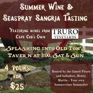 Summer Wine and Seaspray Sangria Tasting - Featuring Truro Vineyards cover picture