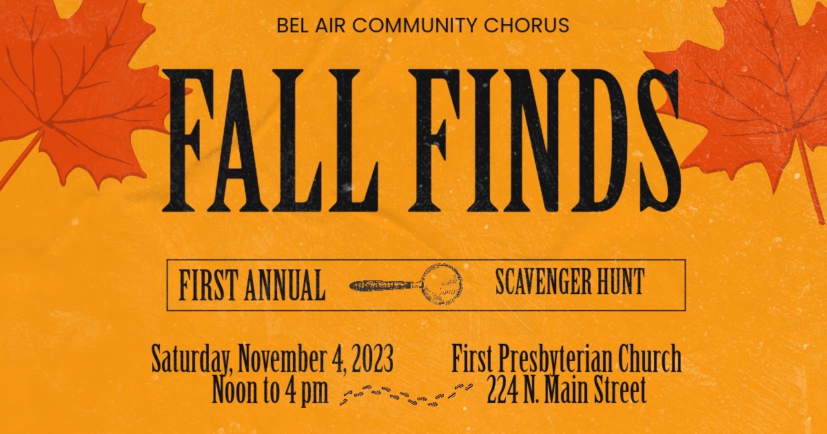 BACC Fall Finds Scavenger Hunt cover image