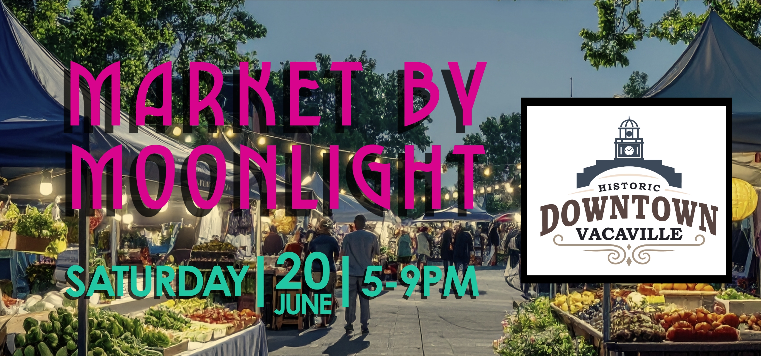 Summer Market by Moonlight
