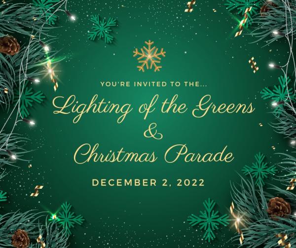 Lighting of the Greens Participant Application