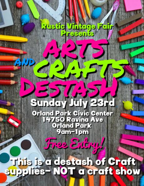 Rustic Vintage Fair Crafters Destash Event