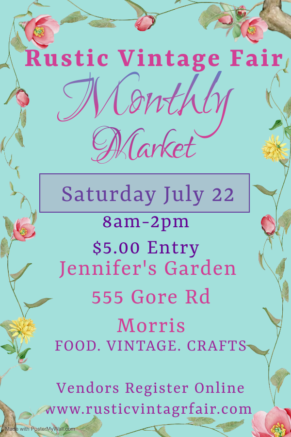 Rustic Vintage Fair Morris Monthly Market -July 2023