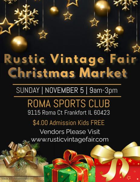 Rustic Vintage Fair Christmas In Frankfort 2023