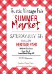 Rustic Vintage Fair Homer Glen Summer Market