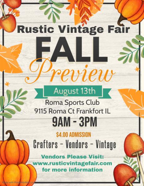 Rustic Vintage Fair Fall Market 2023