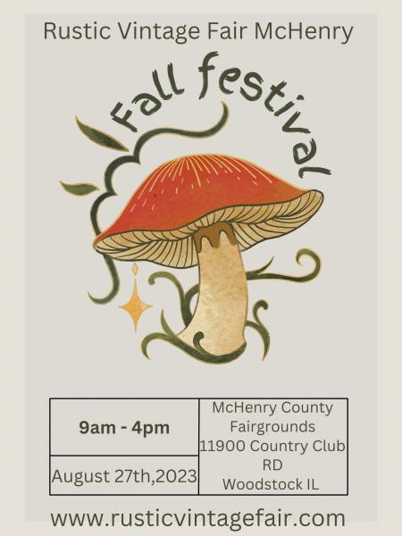 Rustic Vintage Fair Fall Market McHenry Co Fairgrounds