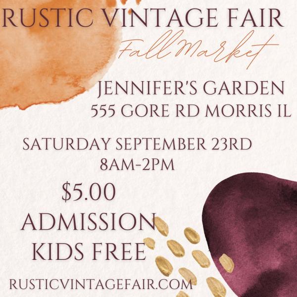 Rustic Vintage Fair Morris Monthly Market September 2023